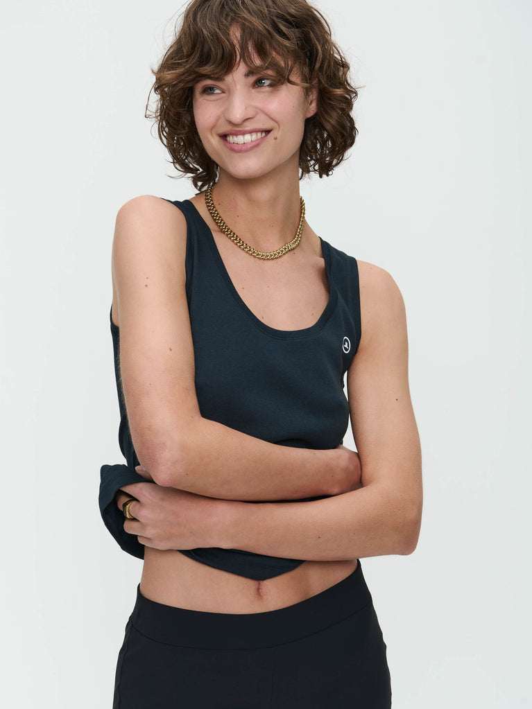 Top rips Easy Wear Organic Cotton | Blue