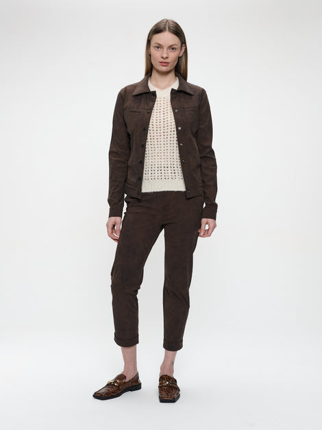 Timelia pants technical jersey | Brown