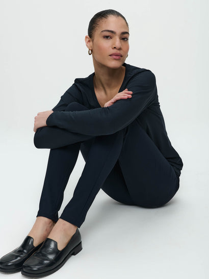 Legging Nadja Easy Wear van technische jersey | Blauw