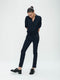 Hose Emma-straight leg fit Technical Jersey | Blue