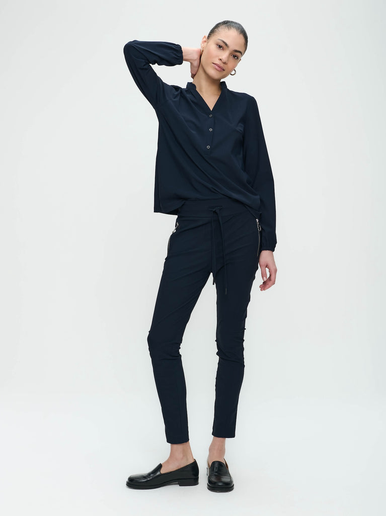 Hose Anna - Skinny fit Technical Jersey | Blue