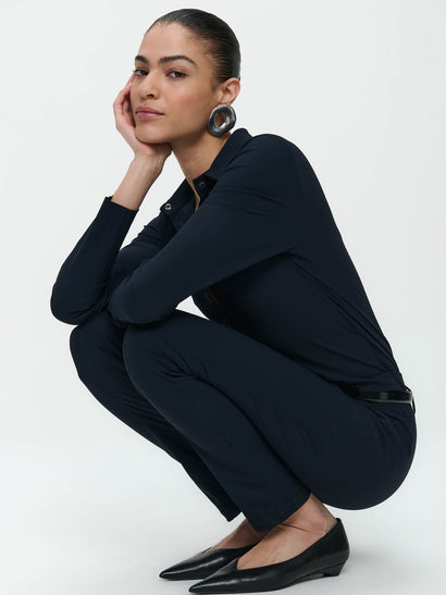 Jumpsuit Diana Easy Wear technischer Jersey | Blau