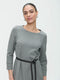 Joan Terry jersey Jurk | Grey Melange