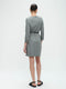 Joan Terry jersey Jurk | Grey Melange