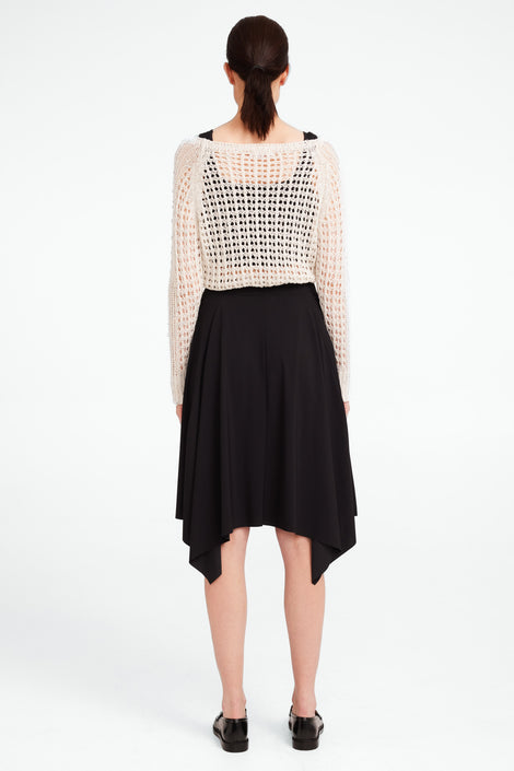 Caro stretch technical jersey Rock | Black