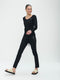 T shirt R Neck Easy Wear Organic Cotton | Black