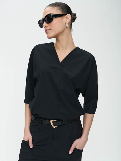 Veda topp Technical Jersey | Svart