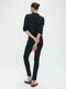 Broek Anna - Skinny fit Technical Jersey | Black