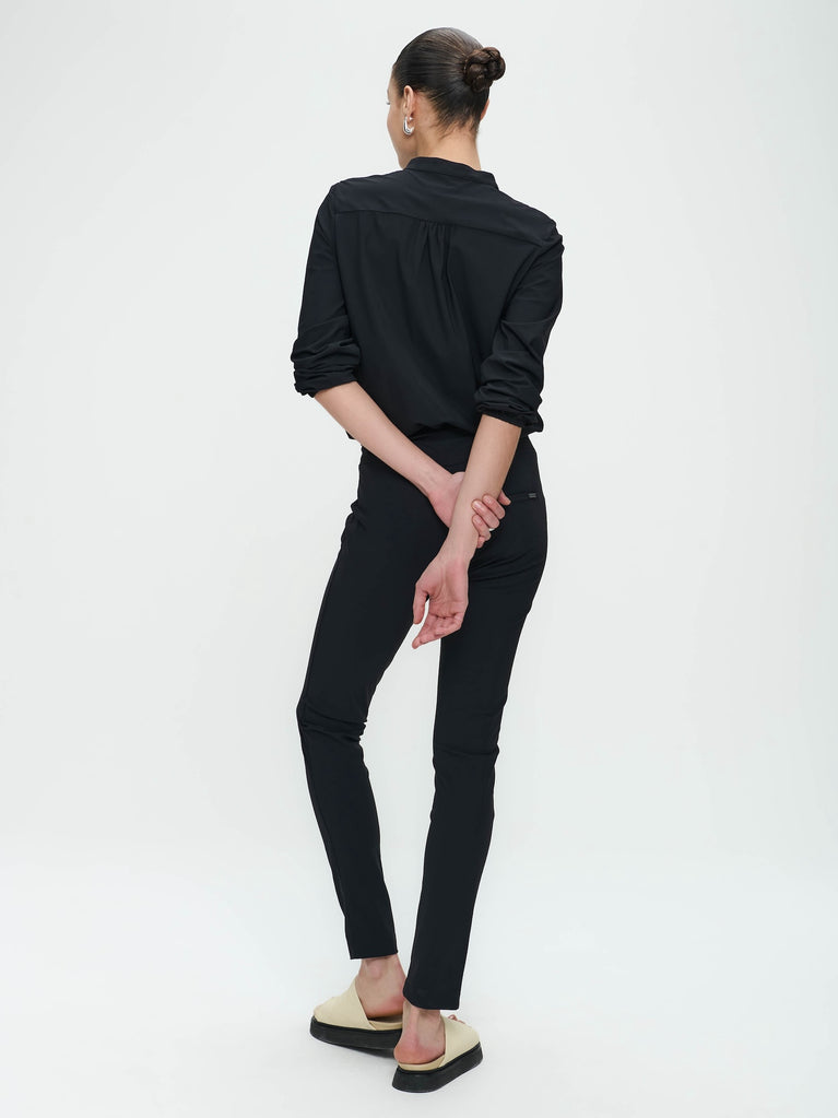 Broek Anna - Skinny fit Technical Jersey | Black