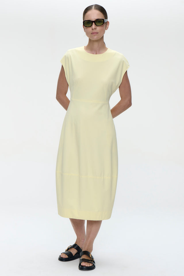 Melva dress technical jersey Melva dress technical jersey | Yellow