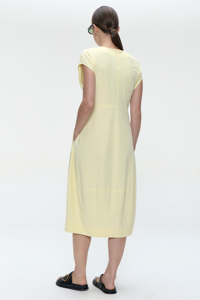 Melva dress technical jersey Melva dress technical jersey | Yellow