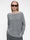 Pullover Cashmere blend 2482 | Dark Grey Melange