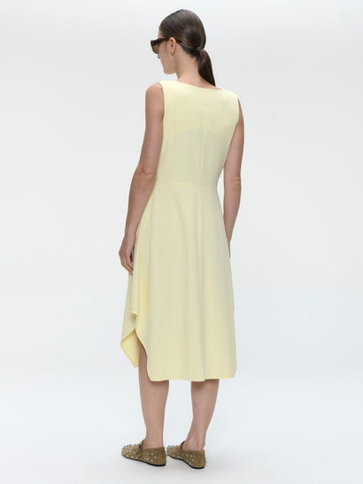 Susanne jurk technical jersey | Geel