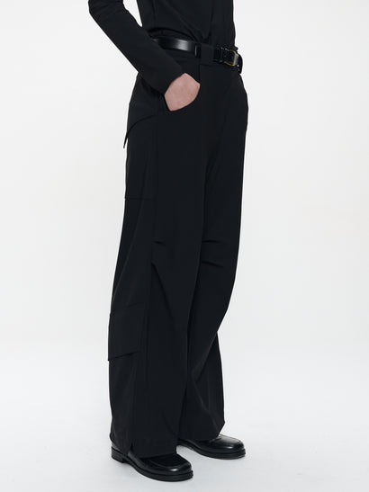 Lassy pants technical jersey | Black