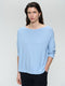 M205 seamless cotton pullover | Azzurro