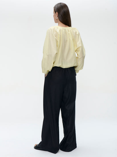 Kenta cotton blouse | Yellow
