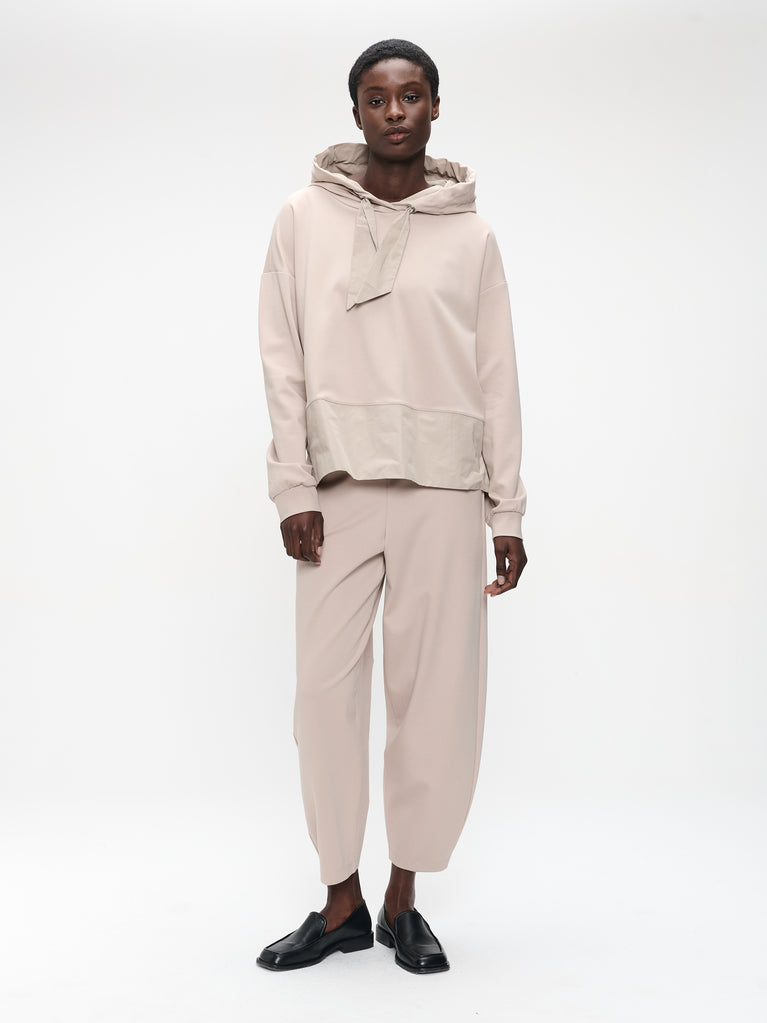 Demi mix blend Hoodie | Sand