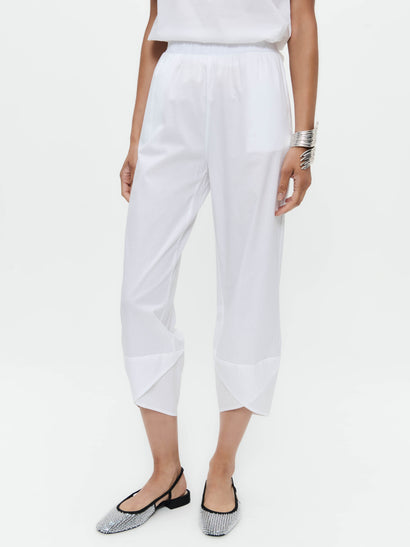 Cotton summer pants T549 | White