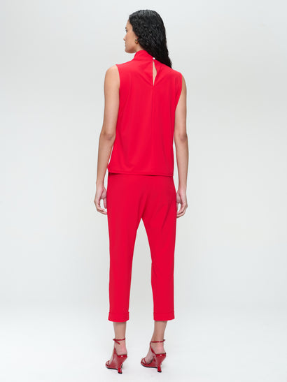 Naomi technisch jersey stretchtop | Rood