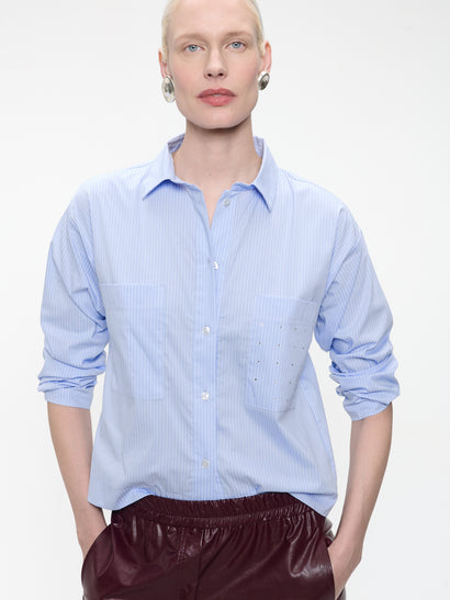 Lorenza polin blouse | Blue