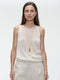 Light viscose top 2000 | Ecru