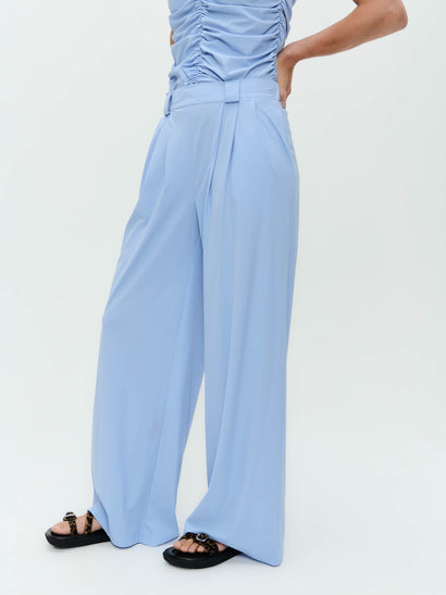 Thea pants technical jersey | Mid Blue