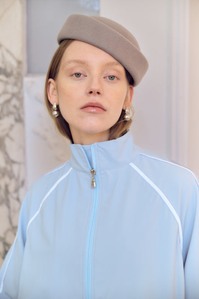 Kerrin Struktur-Tech-Jersey-Jacke | Hellblau