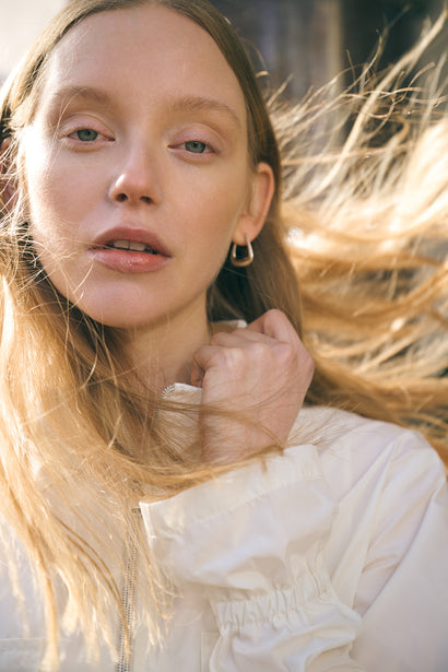 Manola Taftjacke | Cremeweiß