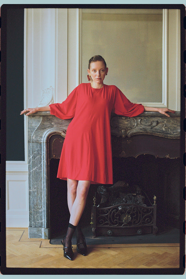 Lide dress technical jersey Lide dress technical jersey | Red
