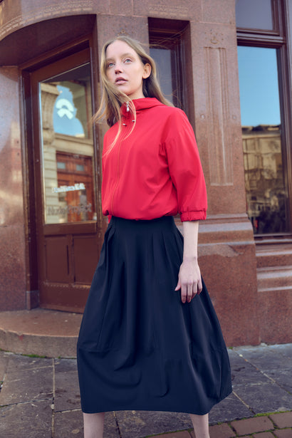 Tilia Jacke technischer Jersey | Rot