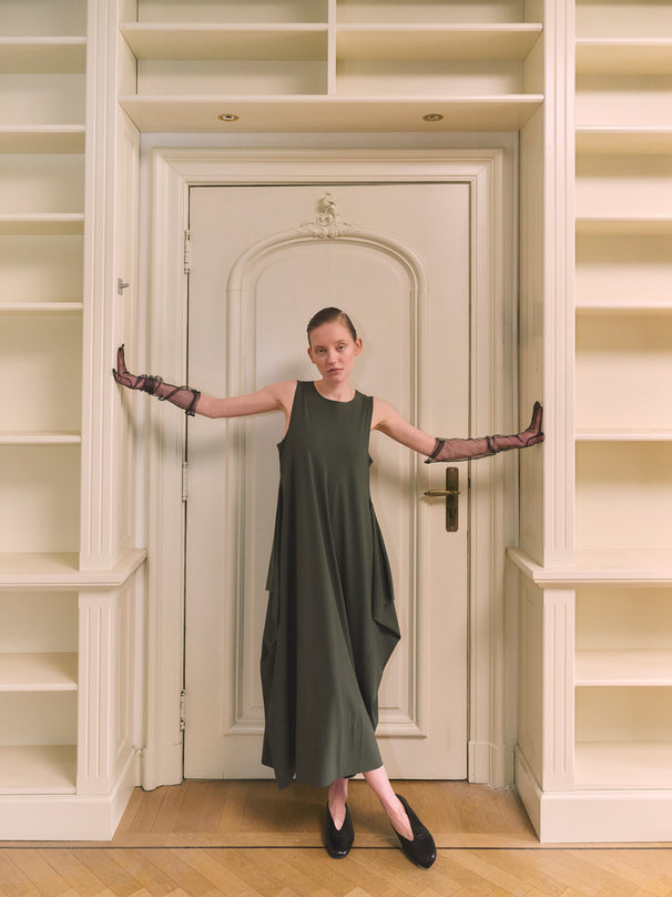Isabel dress WS technical jersey Isabel dress WS technical jersey | Army