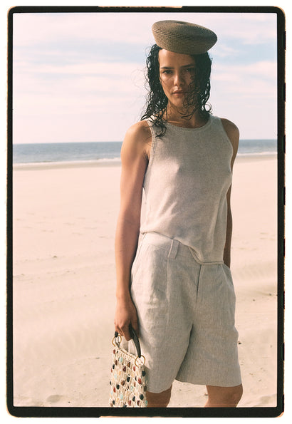 Nariko linnen broek | Beige