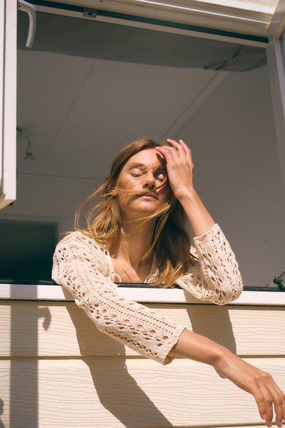 Zomerpullover E25102 | Beige