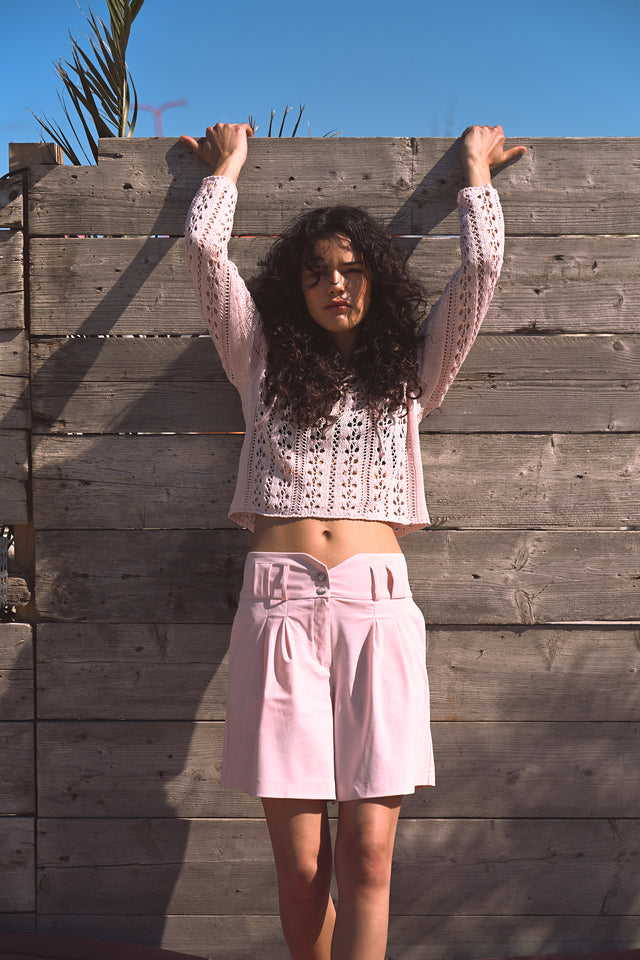 Yana shorts technical jersey Yana shorts technical jersey | Pink
