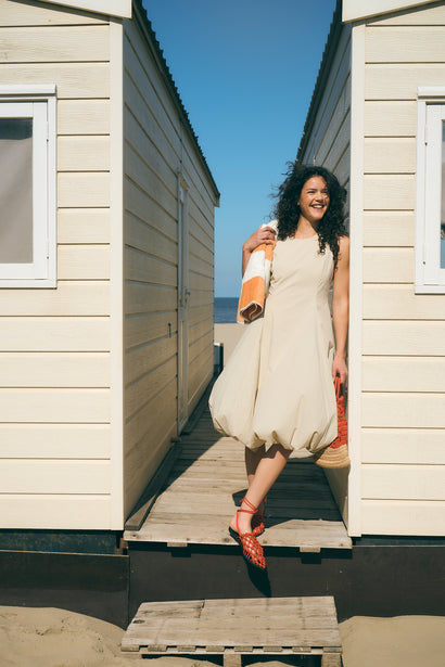Satomi taffeterok | Beige