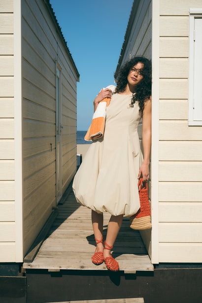 Satomi taffeterok | Beige