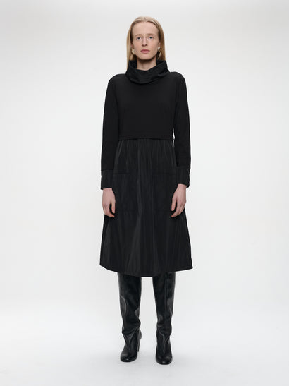 Dress mix cotton taffeta 176l | Black