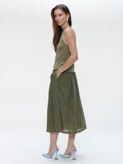 Top en viscose légère 2000 | Vert tendre