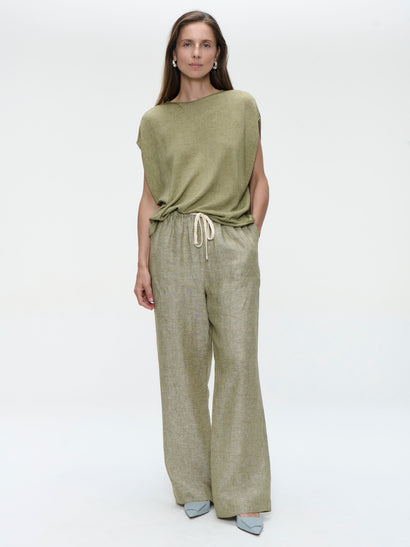 Top Baumwolle gefärbt 23150 | Grün
