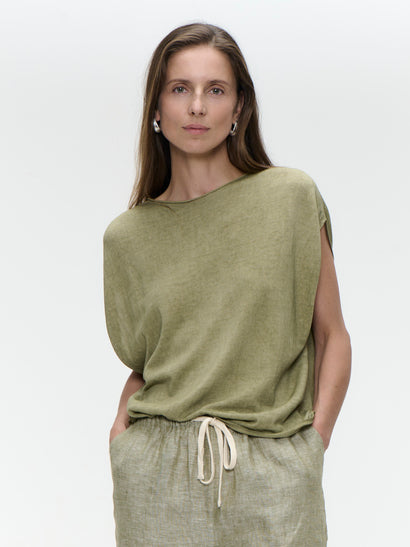 Top Baumwolle gefärbt 23150 | Grün