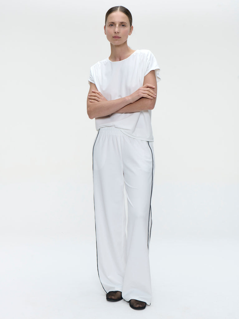 Britta top technical jersey | White