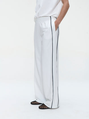 Vaya structure tech jersey pants | White