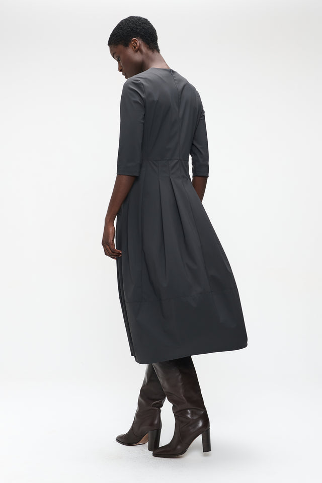 Heide tech jersey dress LS Heide tech jersey dress LS | Grey