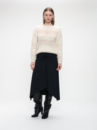 Shiny Pullover 1034 | Off White