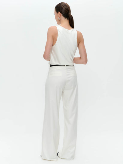 Marika viscose top | Off White