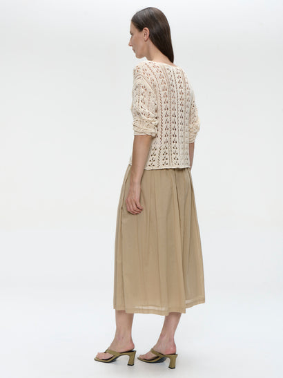 Zomerpullover E25102 | Beige