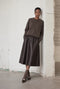 Viskose blend bear pullover 3040 | Brown