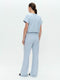 Lucca top technical jersey | Light Blue