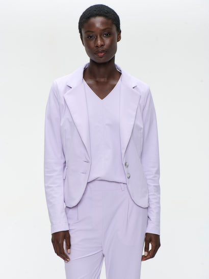 Solomon Blazer aus technischem Jersey | Lila