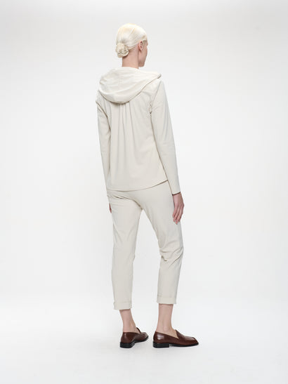 Veronica brush tech jersey blouse | Off White